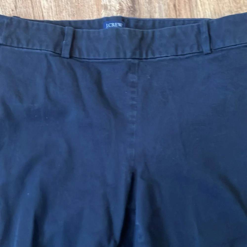 J crew Winnie pants black size 12 ankle preppy Classic wardrobe basic